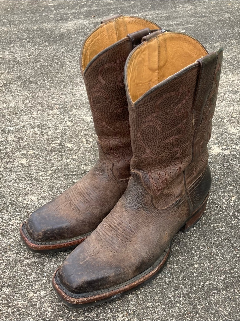 Freebird Mens Size 9 Boots James Collection Cowboy Western Leather